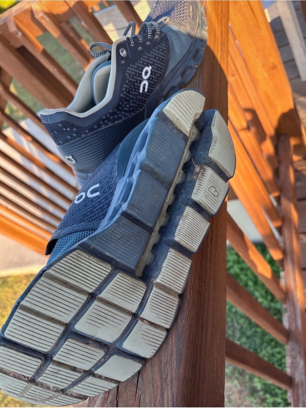 On Women's Cloudventure Trail Running Shoes - Navy/Gray - Picture 5 of 7